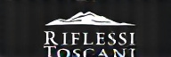 Logo monocromatico di Riflessi Toscani